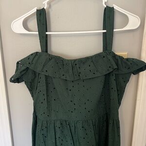 NWT loft green dress